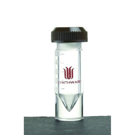 SYNTHWARE VIAL, CONICAL REACTION, HEAVY WALL, GRADUATED, 5mL, 14/10. V131005